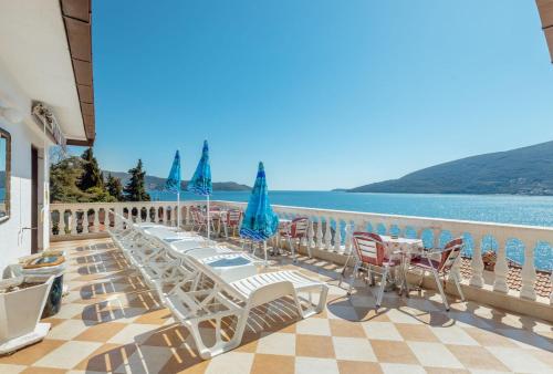 Balkon/teras, Radic Rooms in Herceg Novi