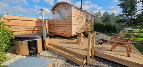 Forton House Shepherd's Huts in Chard