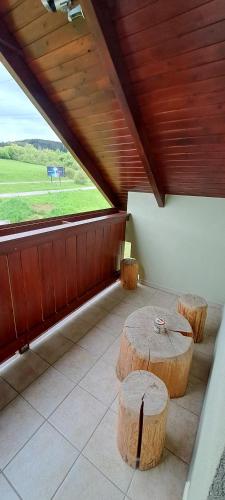 Twin Room with Balcony room in Ubytovanie U Huberta