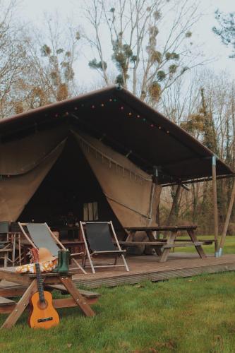 Tentes Safari aux Gîtes de Cormenin