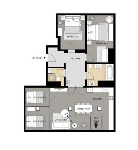 Centrum Apartments Pstrossova - image 5