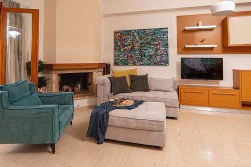  Contemporary 2 bedroom apt 5 min walk from Kissamos center in Kissamos