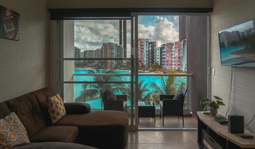 DR02 Departamento Moderno con Vista a la Laguna en Dream Lagoons, Cancún (photo 3)
