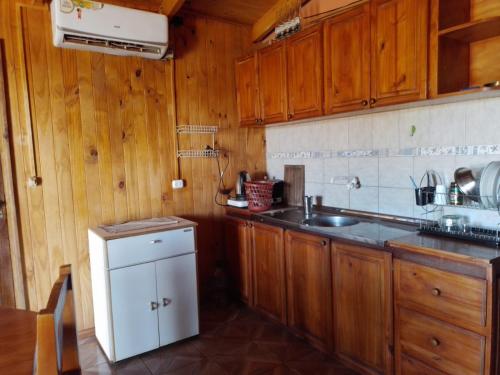 주방, Cabañas Ambarr (Cabanas Ambarr) in 완다