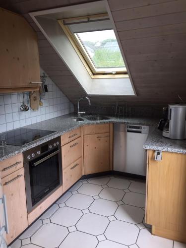 厨房, Ferienwohnung See-Ländle 1 (Ferienwohnung See-Landle 1) in 西普林根