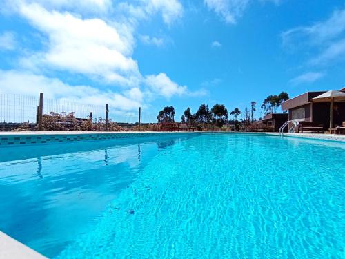 Zwembad, 7 Olas lodge in Algarrobo