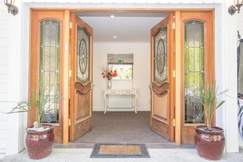 Bejárat, Westholm Lodge in Harihari