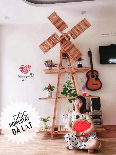 Doc homestay Đa Lat - 공용 라운지/TV 시청 구역