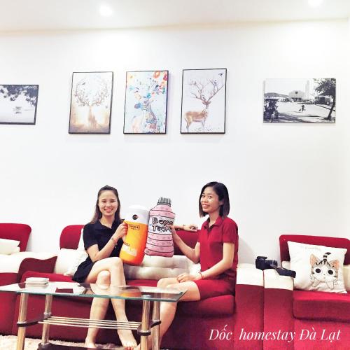 Doc homestay Đa Lat - 공용 라운지/TV 시청 구역