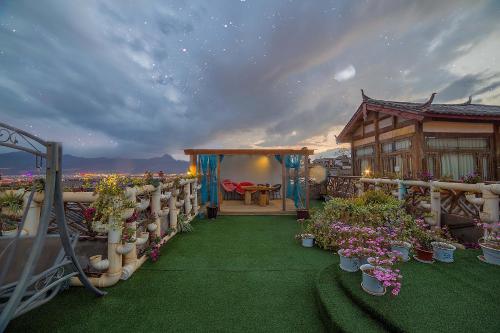 Балкон/терраса, Frida's Inn 丽江梦之旅观景客栈 in Лицзян