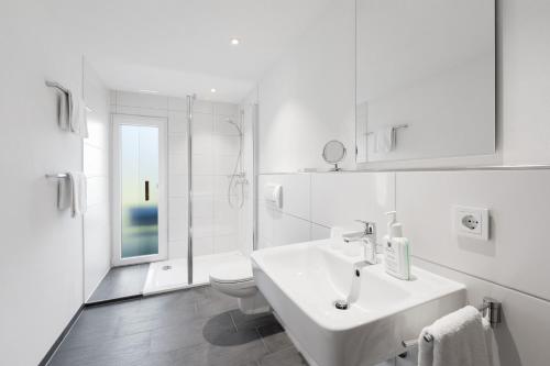Fürdőszoba, Ferienwohnung im Hubertushof in Feldberg ( Baden Wuerttemberg )