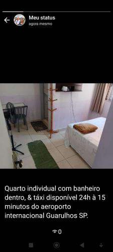 HOSTEL família QUARTO PRIVADO próximo aeroporto Int Guarulhos SP TÁXI 24 horas