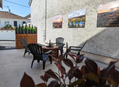 balkon/terras, Gîte la Winery (Gite la Winery) in Romery