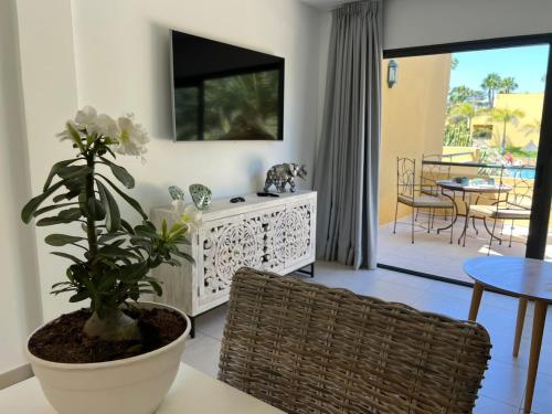 Corralejo Atlantic Garden Andrew apartments Pool air conditioning