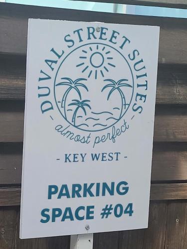 Duval Street Suite overlooking Duval with parking and pool detail