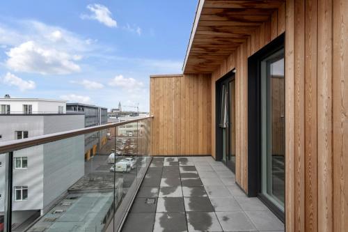 Balcony/terrace, B18 Apartments in Reykjavik