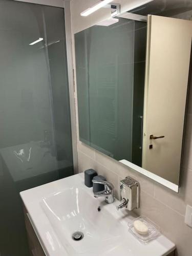 浴室, Vic&Sunny's lake view apartment in 伊斯普拉
