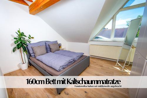 Helle 72qm Maisonette Wohnung im Herzen Erfurts mit Kingsize Bett, Smart-TV, etc