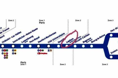 Beau T2 à Arcueil proche RER B. 5