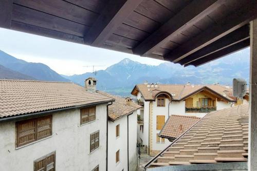 Balcony/terrace, Stylish attic in mountains in Cassina Valsassina