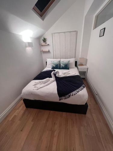 Bright 2-bed garden flat with skylights in Chelsea