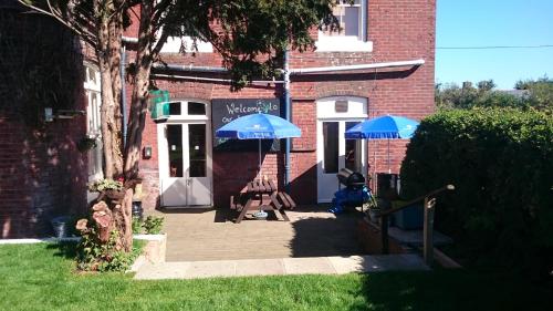 Hotellet från utsidan, Waverley Inn in Carisbrooke