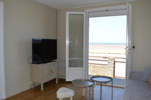 L'Estran - maison sur la digue avec vue mer, Courseulles-sur-Mer (foto 5)