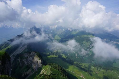 HERZLI-CHALET über dem Rheintal mit Schlossblick