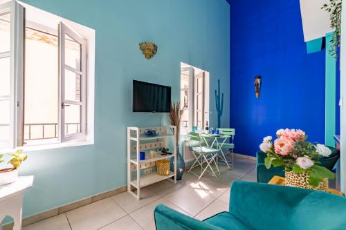 Le Rêve Bleu Majorelle - Duplex sur les toits - Une Nuit à Nîmes - Boissières