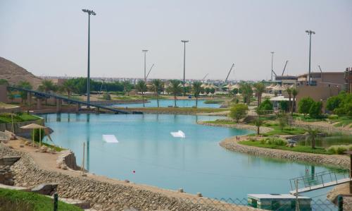 Water park, Green Mubazzarh Chalets in Um Ghafah