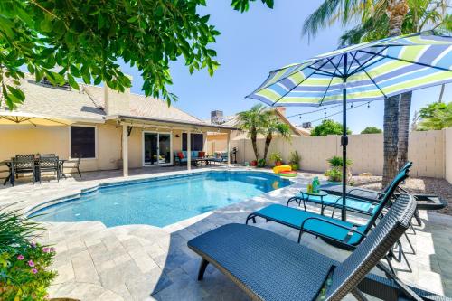 Bright North Phoenix Home with Private Yard and Pool!