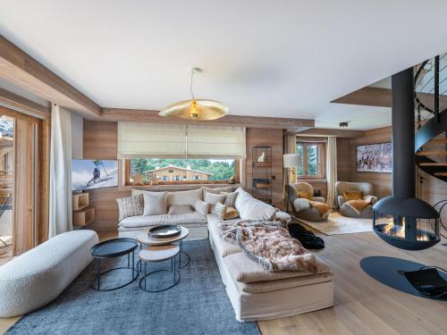 Luxe duplex à Megève - 10 pers, sauna, hammam, gym, PARKING, PETS - FR-1-569-50