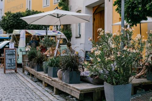 Balkons/terase, Hotel Fletzinger in Wasserburg am Inn