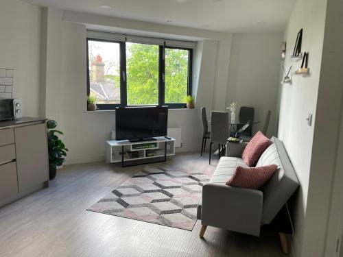 Modern Suite- Bedford City centre with free gym & parking 1