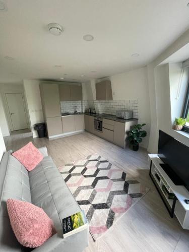 Modern Suite- Bedford City centre with free gym & parking 3
