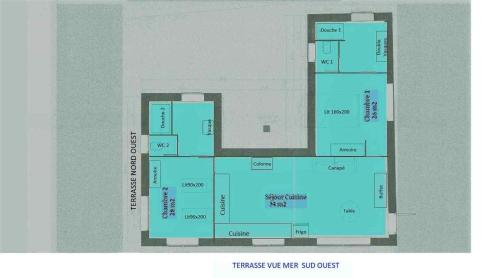 VILLA 4pers, STUNNING SEA VIEW, BEACH ON FOOT 4*, Olmeto (foto 6)