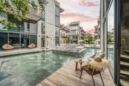 Incredible 1BR Swim Up with Private Cenote and Big Gym