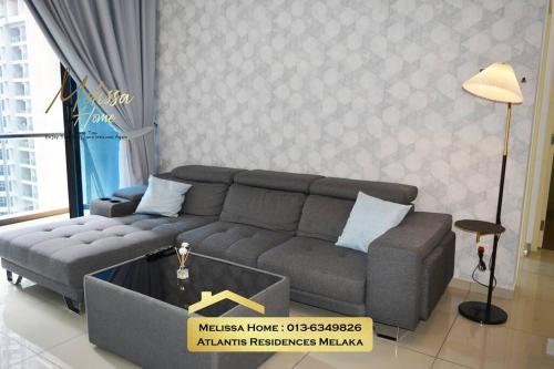 Huge Pool View 1B1BR,4-6 pax Near Jonker Walk Atlantis Residences Melaka