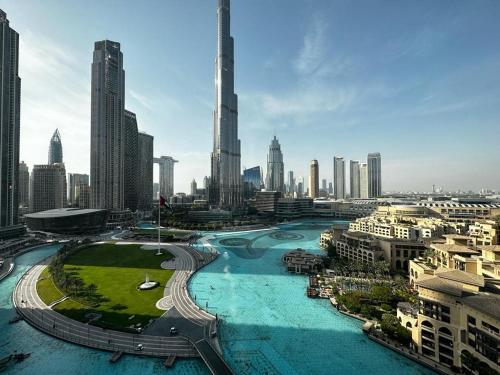 Durrani Homes - Supreme 5BR besides Dubai Mall With Burj Khalifa and Fountain view, Dubaj