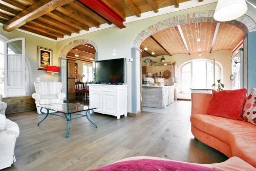Közös társalgó / TV, Villa Gourmet in Castelfranco Di Sotto
