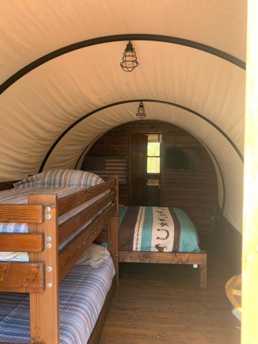 Ultimate Covered Wagon Pioneers Paradise in Brownsville, USA