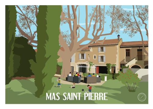 Le Mas Saint Pierre - 10 personnes - Location saisonnière - Cabannes