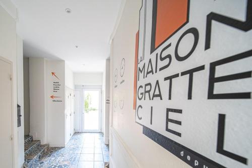 La Maison Gratte Ciel-Studio Villeurbanne-Jardin