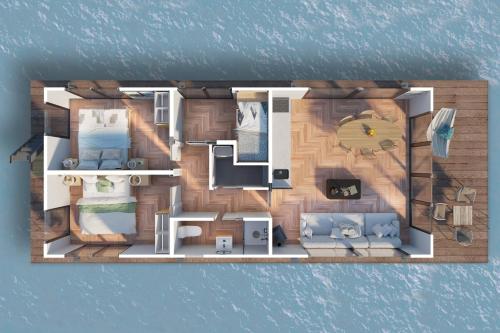 Surla Houseboat "De Albatros" in Monnickendam Tender included