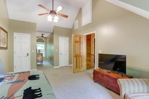 Private Cartecay River Home with Hot Tub and Game Room