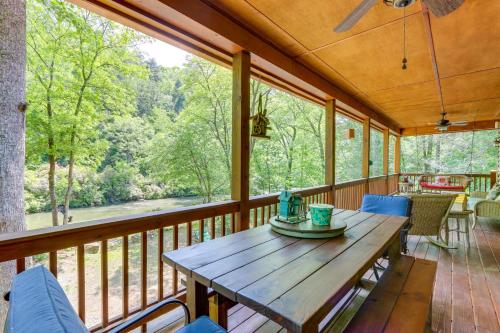 Private Cartecay River Home with Hot Tub and Game Room