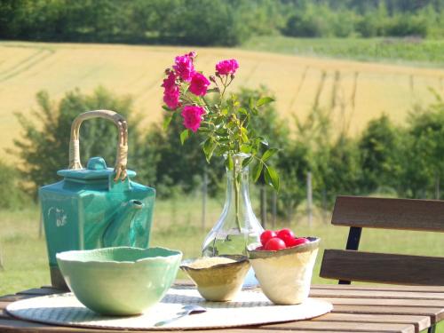 la Tiny dans la prairie