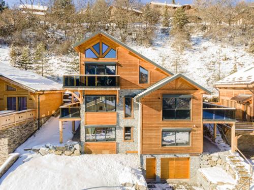 Chalet Lumière - LaGodille Prestige - 16 personnes - Pra Loup gîte à louer Les Molanez