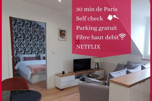 Le Sakura Paris La Défence Versailles Wifi Commodités - Location saisonnière - Montesson