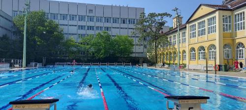 Swimming pool, Budapest Csaszar Hotel near Margaret Island